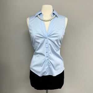 Elie Tahari Light Blue Sleeveless Blouse